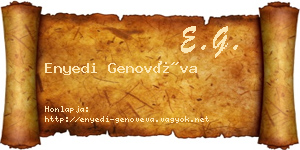 Enyedi Genovéva névjegykártya